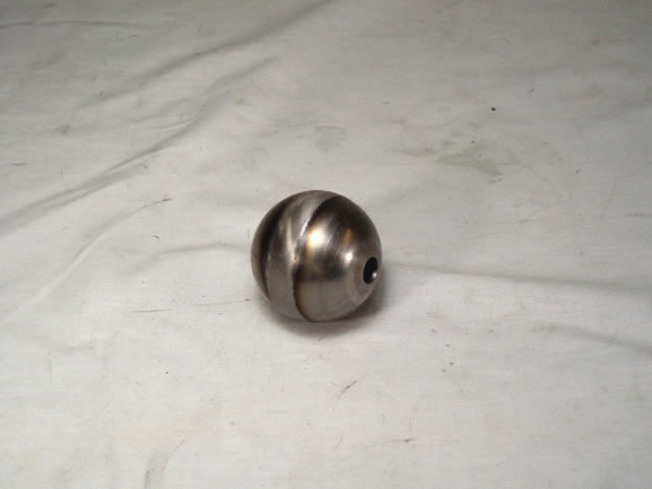 FULL 2-inch BALL, 18GA CRS, 13/32 (.406) THROUGH HOLE CENTER