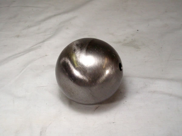 FULL 3 1/2-inch BALL, 18GA CRS, 13/32 (.406) THROUGH HOLE CENTER