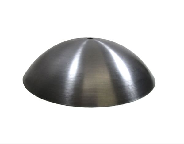DOWN SHADE DOME R X 9 3/8" X 2 1/2" 13/32" C.H. 20 GA CRS