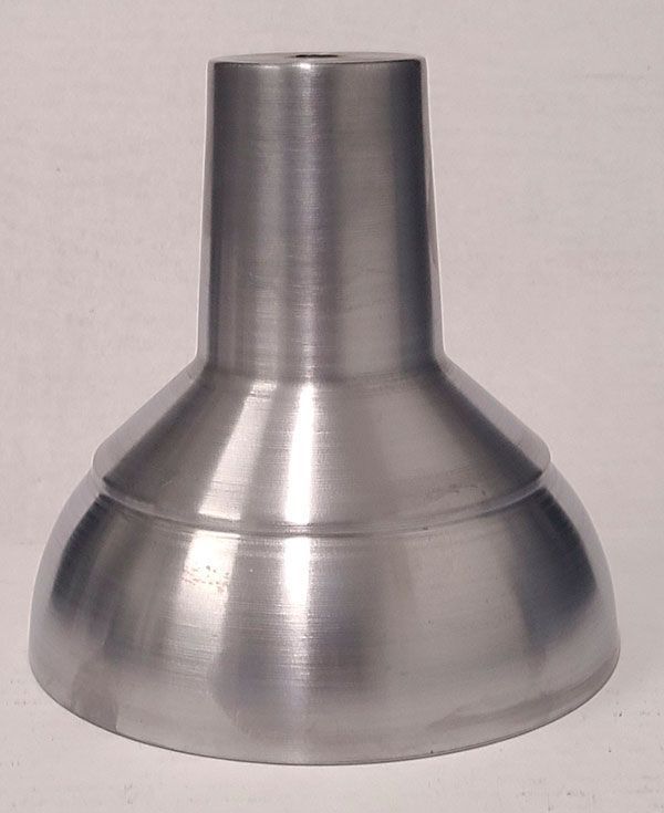 Cone To Half Ball Shade 2 1/8&Prime; X 6 1/16&Prime; X 5 7/8&Prime; 20 GA CRS