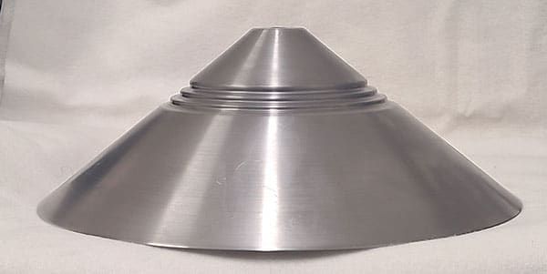 Large 3 Step Cone 13/8&ldquo; X 12 1/2&rdquo; X 4 1/2&ldquo; 20 GA CRS .406&rdquo; Center Hole